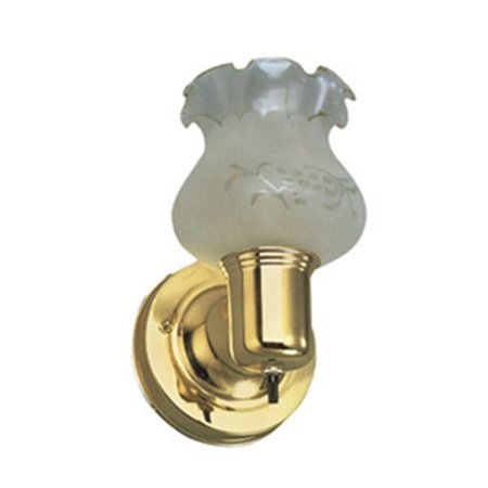 CLING The Village 1-Light Wall Sconce; Polished Brass Finish CL271072